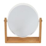Miroir en bambou double face 21cm naturel