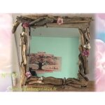 Miroir en bois flotte n772
