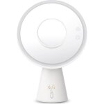 Miroir grossissant 3 en 1 - yoghi - lumi�re led enceinte bluetooth - blanc