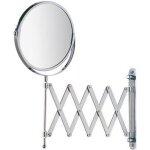 Miroir grossissant x3 mural à bras télescopique - wenko - acier chromé - pour maquillage et soins quotidiens ... Miroir grossissant x3 mural à bras télescopique - wenko - acier chromé - pour maquillage et soins quotidiens ...