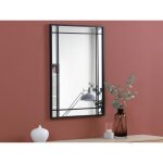 Miroir industriel en métal - l. 60 x h. 865 cm - noir - hisae Miroir industriel en métal - l. 60 x h. 865 cm - noir - hisae
