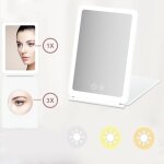 Miroir maquillage de table lumineux grossissant coiffeuse lumires led