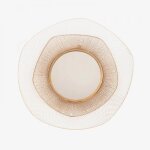 Miroir en m�tal forme organique 79 cm - oviala