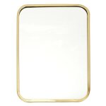 Miroir deco contour deco dore carre