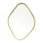 Miroir - home deco factory - contour dor� - losange - or