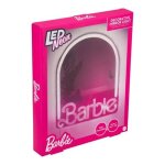 Miroir mural lumineux led - paladone - barbie - multicolore - design contemporain - installation facile ...