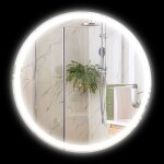 Miroir rond kleankin lumineux led de salle de bain Ø 70 cm mural avec éclairage 3 couleurs interrupteur ... Miroir rond kleankin lumineux led de salle de bain Ø 70 cm mural avec éclairage 3 couleurs interrupteur ...