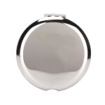 Miroir de sac � main pliable en acier inoxydable - omabeta