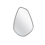 Miroir m�tal noir organic 46x66 cm - table passion