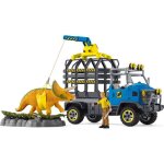 Mission de transport dino coffret de 43 pices avec figurine tricratops et camion de transport jouets ...