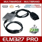 Mister diagnostic� interface diagnostic multimarque elm 327 pro usb obd2 v1. 5 + logiciel fr elm327