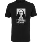 T - shirt homme - mister tee - bad habit - noir - col arrondi - manches courtes
