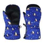 Mitaines de ski - bleu - enfants - imperm�ables - chauds - tailles xs � m