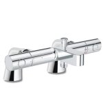 Mitigeur baignoire thermostatique grohe grohtherm 800 cosmopolitan 1 / 2 + colonnettes luxe chrom�