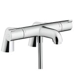 Mitigeur baignoire thermostatique hansgrohe ecostat 1001 cl chrom� avec colonnettes