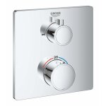Mitigeur bain douche encastr� - grohe - 24080000 - chrome - m�tal - mural