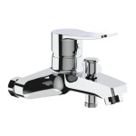 Mitigeur bain douche - garis - nova + - laiton chrom� - entraxe 150 mm - monotrou