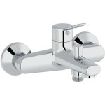 Mitigeur bain - douche m�canique - jacob delafon - eo - inverseur verrouillable - finition chrome