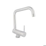 Mitigeur de cuisine � bec rabattable - garis - r01 - 48040od - gris - chrom� - hauteur sous bec: 220 ...