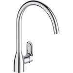 Mitigeur de cuisine - chrome - bec tube - jacob delafon - kumin