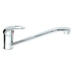 Mitigeur d�vier de cuisine - chrom� - r�duction du d�bit - bec mobile - jocker - edouard rousseau