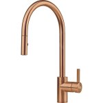 Mitigeur d�vier - franke - franke 911252 (eos neo) - douchette extractible - cuivr� - hauteur 433 mm
