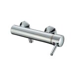 Mitigeur douche chrome brehat - kliegger - monotrou - cartouche 40mm - corps en laiton Mitigeur douche chrome brehat - kliegger - monotrou - cartouche 40mm - corps en laiton
