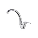 Mitigeur �vier de cuisine - chrome - cartouche c�ramique � 35 mm - bec mobile - edouard rousseau - newbury ...