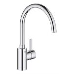 Mitigeur �vier - grohe - 32843002 - monotrou - pivotant - chrom�