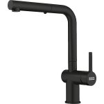 Mitigeur de cuisine encastrable - franke - 56396 - noir mat - pivotant - hauteur 490mm