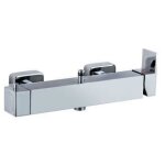 Mitigeur m�canique carr� en laiton sortie haute - wirquin 60721402 - chrom� - douche