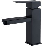 Mitigeur salle de bain - homelody - robinet lavabo noir avec douchette - acier inox 304 - �conomie deau ...