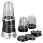 Mixeur / blender - gourmetmaxx - nutrition mixer deluxe en acier noir - smoothie - inoxydable