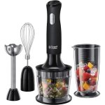 Mixeur plongeant 3 en 1 mixeur / hachoir / fouet - russel hobbs - desire matte charcoal - 500 w - 2 vitesses ...
