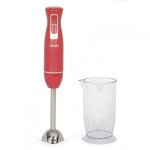 Mixeur plongeant - livoo - dop245r - 400w - 2 vitesses - bol gradu 700 ml - 2 lames en acier inoxydable ...