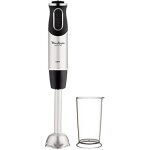 Mixeur plongeant - moulinex - dd65a810 - 1000 w - 10 vitesses - acier inoxydable