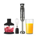 Mixeur plongeant - zgeer - 800w - multifonction - noir - 4 en 1