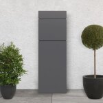 Ml - design boîte aux lettres sur pied en acier anthracite 395x141x115 cm avec 2 clés boîte à colis à ... Ml - design boîte aux lettres sur pied en acier anthracite 395x141x115 cm avec 2 clés boîte à colis à ...