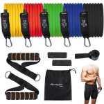 Mobiclinic bandes lastiques de musculation accessoires inclus 5 bandes de rsistance anti - glissant ...