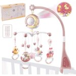 Mobile bb pour lit de bb mobile musical pour lit bb rotatif  360  avec lumires hochets rotatifs ...