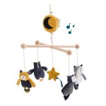 Mobile musical les moustaches moulin roty - multicolore - pour b�b�