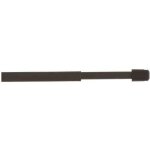 Mobois tringle plate extensible 50 / 80 cm - marron - blister de 2
