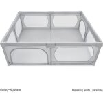 Parc b�b� moby - system 200x160x68 cm base antid�rapante