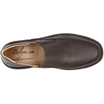 Mocassin - belym - cuir vritable - marron - confort - semelle en cuir