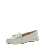 Mocassins cuir geox ref taj46040 blanc