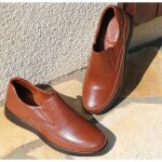 Mocassin en cuir pour homme belym - couleur marron
