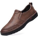 Mocassins en cuir pour homme - décontractées respirant souple antidérapante - marron Mocassins en cuir pour homme - décontractées respirant souple antidérapante - marron