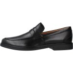 Mocassins en cuir noir pour homme