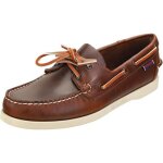 Mocassin docksides sebago homme marron - cuir - lacets carrés - confort exceptionnel Mocassin docksides sebago homme marron - cuir - lacets carrés - confort exceptionnel