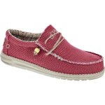 Mocassins - dude wally braided - homme - rouge - cuir Mocassins - dude wally braided - homme - rouge - cuir
